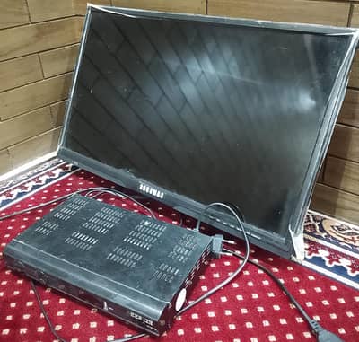 LED TV 21 inch with dish receiver