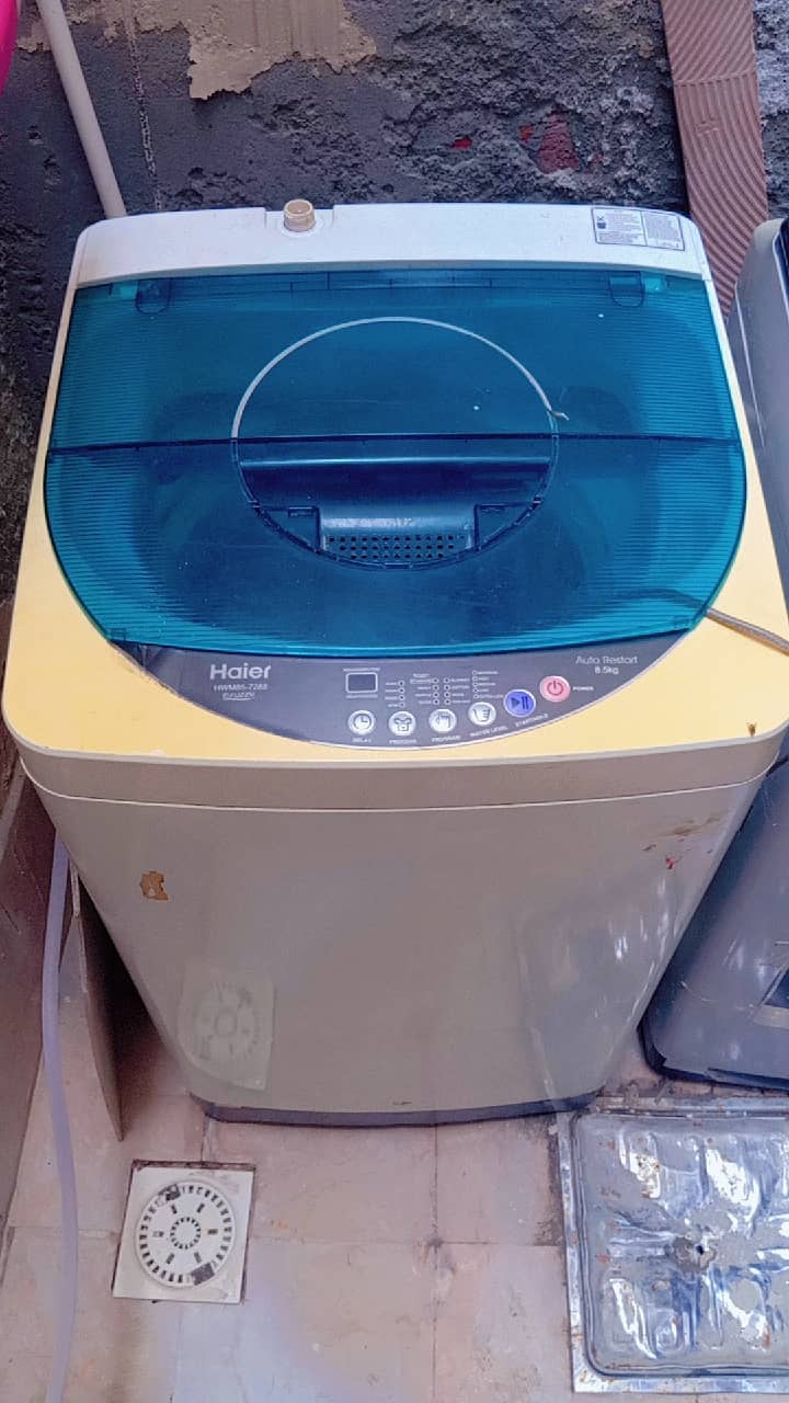 Haier automatic washing machine 8.5 1