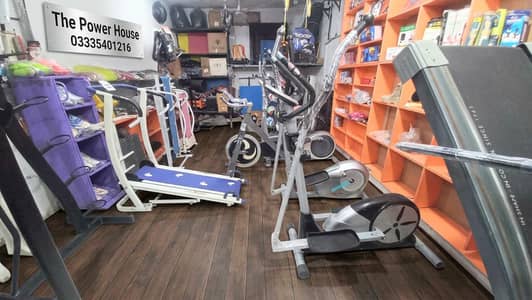 imported manual treadmill elliptical cycle exercise cycling machine bi