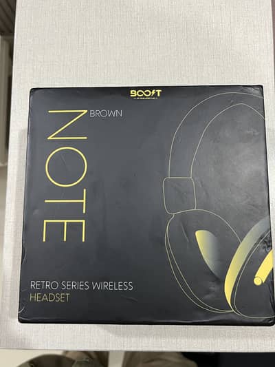 Boost brand new headphones only box open one time use and in warranty