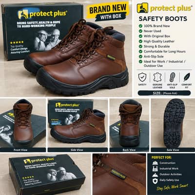 Brand New Protect Plus Safety Shoes | Size 39 | With Box
