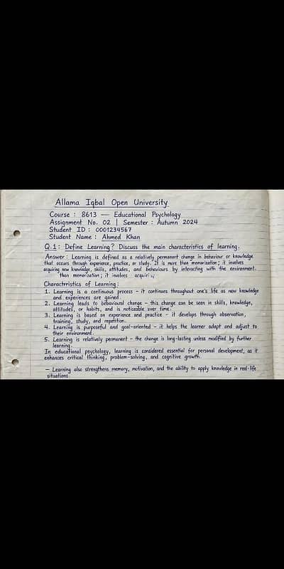 AIOu All ASSIGNMENT  THESIS LESSON PLAN AVAILABLE  LAHOR