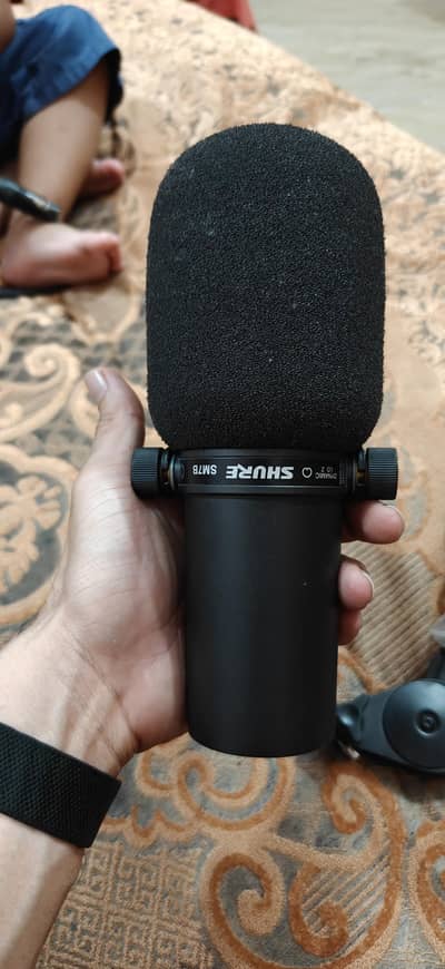 Original Shure SM7B Studio Mic + Samson Boom Arm Complete Setup