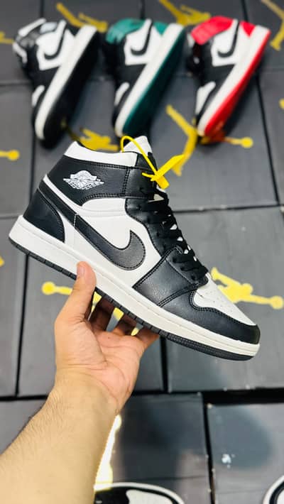 Nike Air Jordan 1 High Black White Sneakers | Sizes 40-45