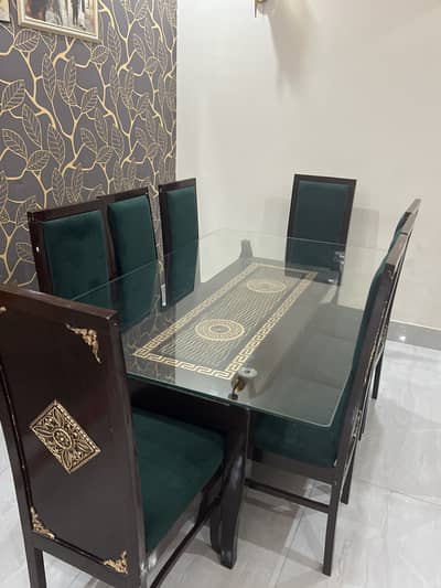 Eight people dining set
