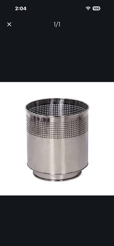Stainless steel planters
