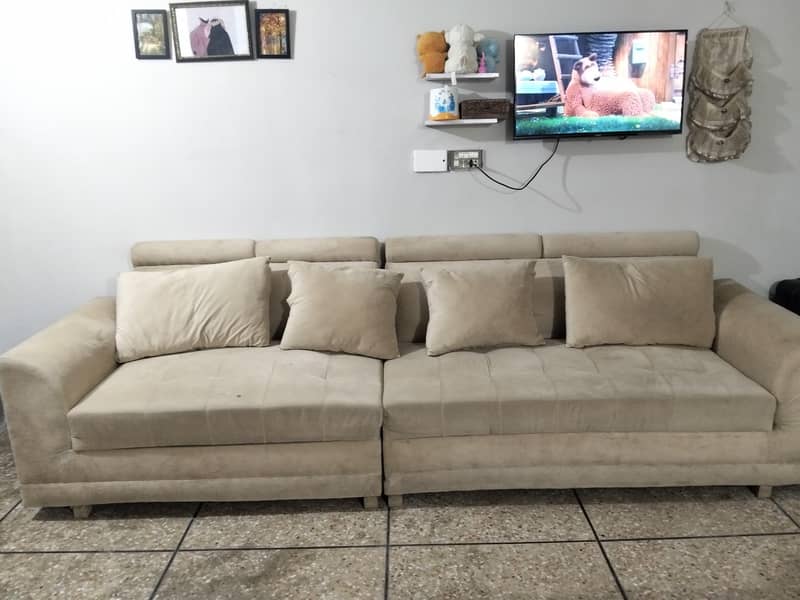 L shape sofa set 0