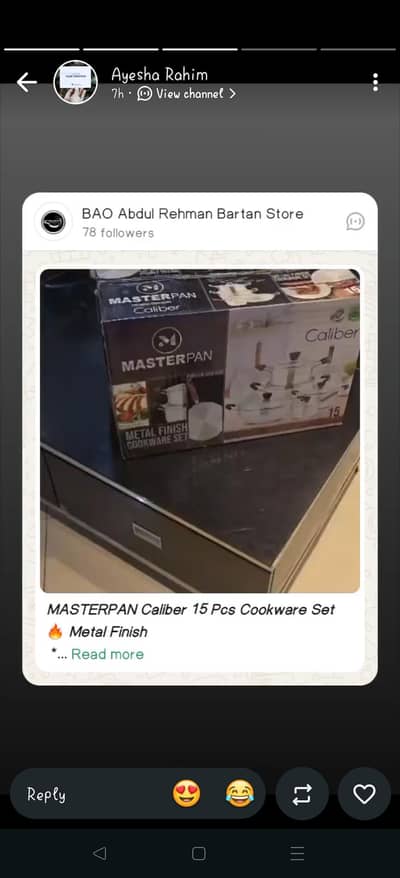 15 pieces Cookware set