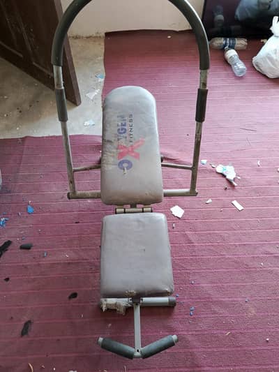 Ab roller bench