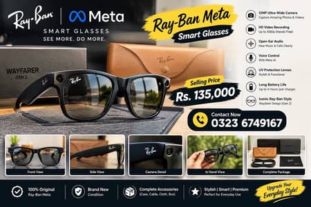 Ray-Ban Meta Smart Glasses (Wayfarer Gen 2)