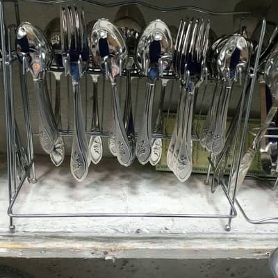 29 pieces cultury set spoons with stand