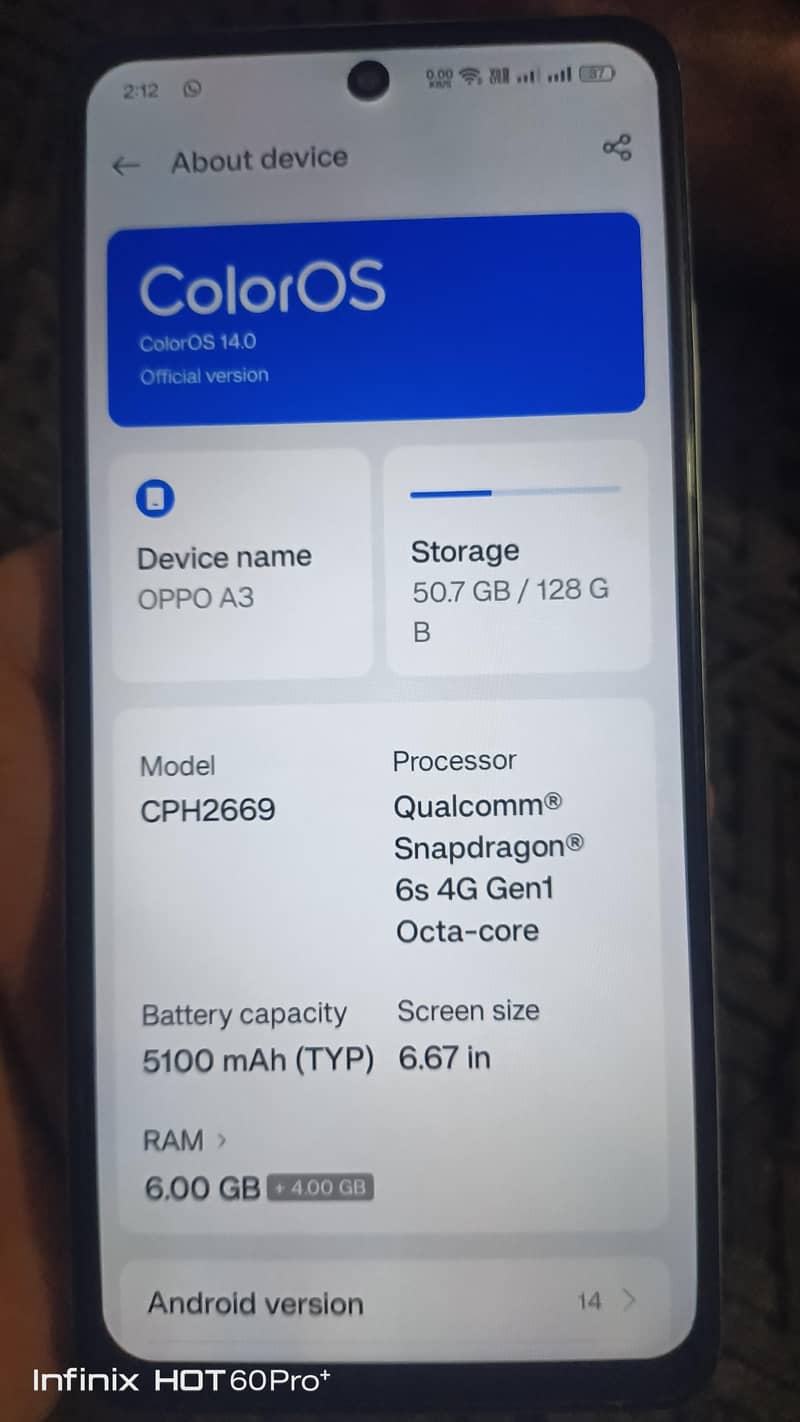 OPPO A3 0