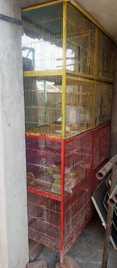8 portion Havey weight cage multi function for breeder and all type