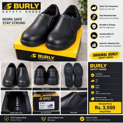 Original Burly Safety Shoes Brand New Size 44/10