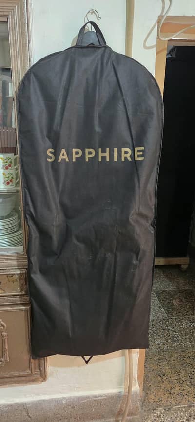 sapphire chiffon ready to wear laddies suit for sale.