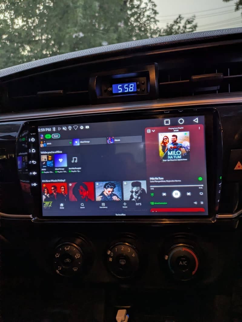 Toyota Corolla Android Panel 1