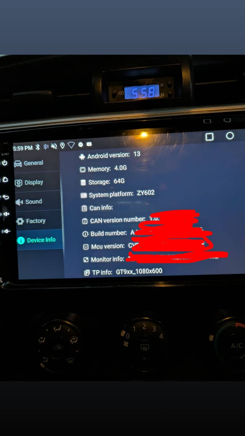 Toyota Corolla Android Panel 3