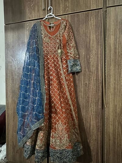 Maxi embroidered party wear