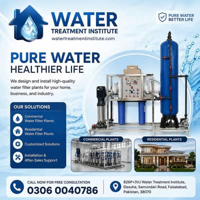 RO water treatment plants