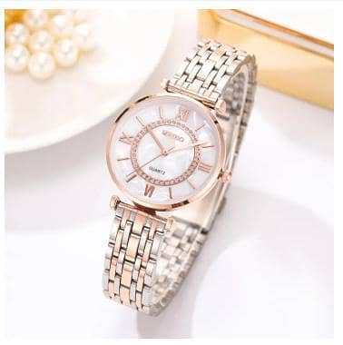 1 PCS Stainless Steel strap Casual wrist Watches Elegant Female Bracelet Watches For Girls R5832