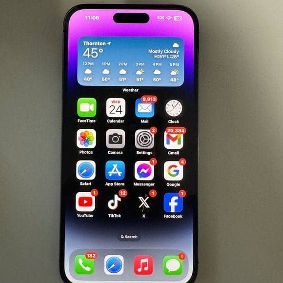 Apple iPhone 14 Pro Max - sim time 1