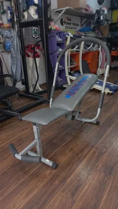 ab king pro abdominal bench press twister disk plate multi gym bench