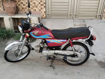 Honda CD 70 2019 Model | Peshawar Registered | Smart Card Available