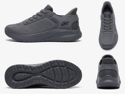 Skechers Slip-Ins Grey Shoes - Super Comfortable & Lightweight