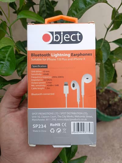 Original UK Company Object Bluetooth Lightning Handsfree for iPhone