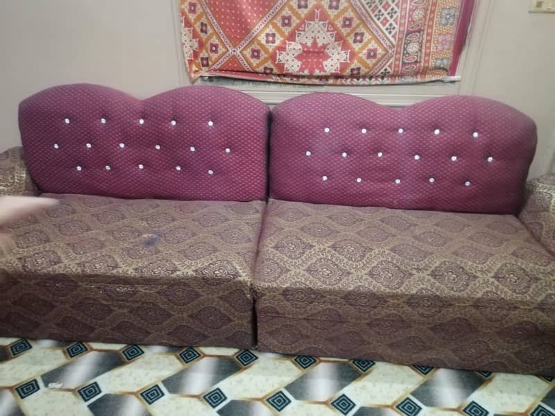 7 seater sofa set with Table with corner table 0