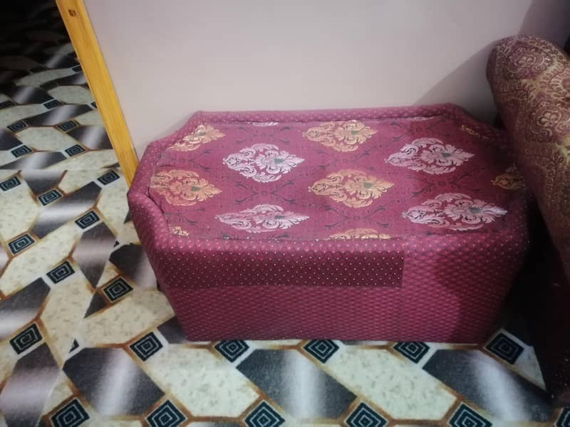 7 seater sofa set with Table with corner table 2
