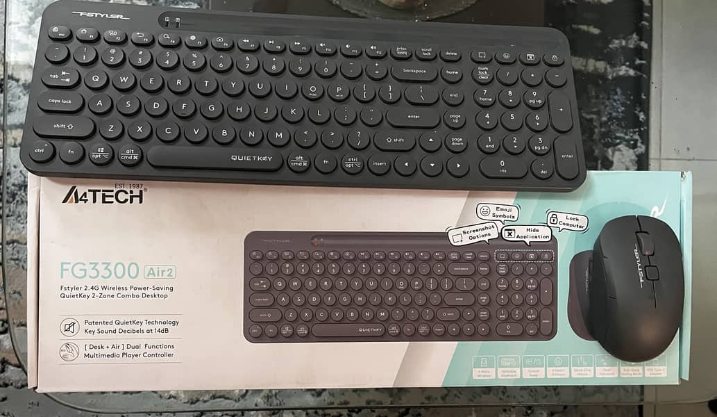 A4Tech Wireless Keyboard and Mouse 2