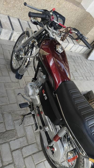 honda cg 125 self start