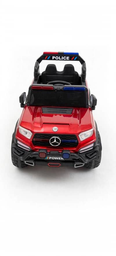 Kids Electric Ride On Police Jeep 12V - Remote + Self Drive - Mardan