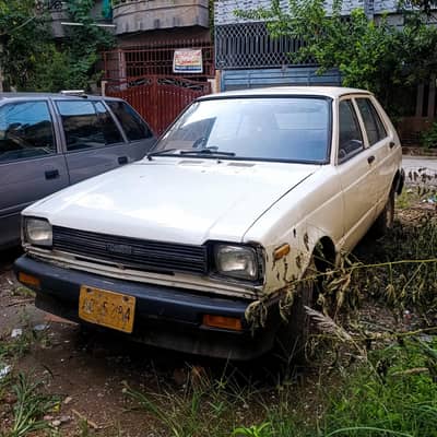 Vintage Toyota Starlet 1982 RWD for sale (can be modified)