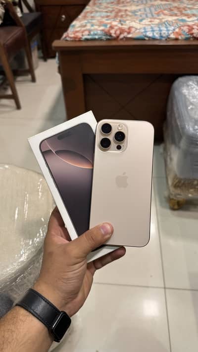 Apple iPhone 16 Pro Max 256GB 90% BH WATERPACK PTA APPROVED