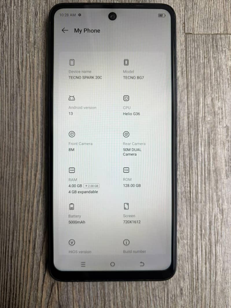 Tecno Spark 20C 7