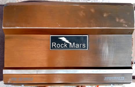 Rock Mars RM-AF4800 4 Channel3000 Watts Car Amplifier - Good Condition