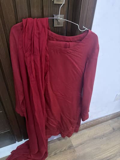 Red eid outfit