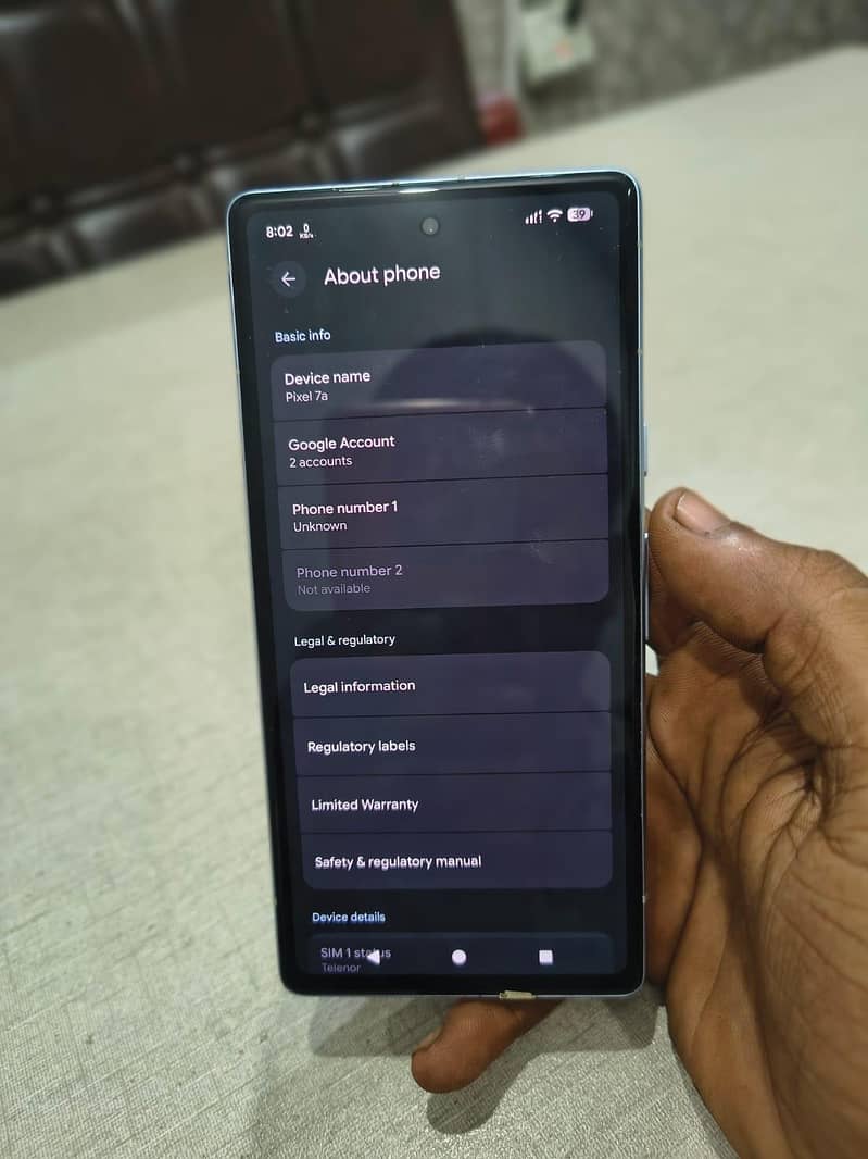 Google Pixel 7a 4