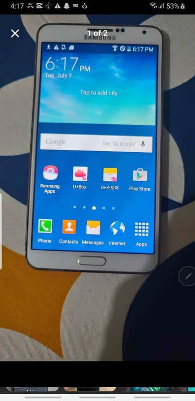 Samsung Mobile Note3 3gb 32gb. exchange iPhone