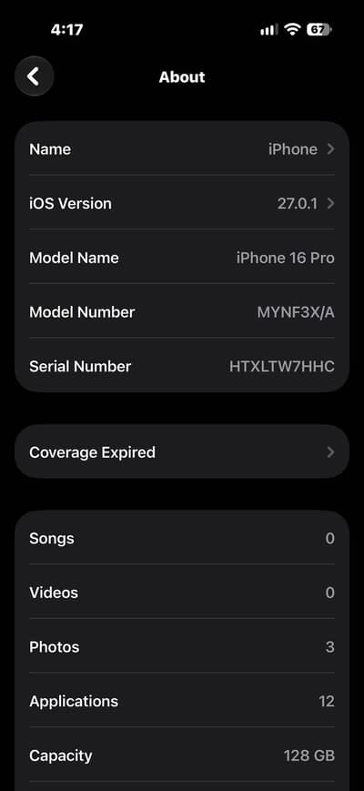 Apple iPhone 16 Pro | 128GB | PTA Aproved