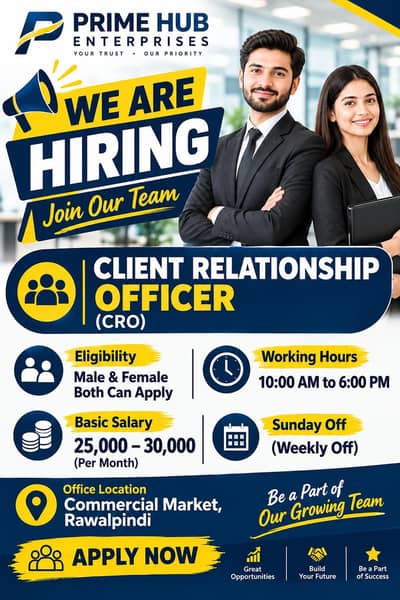 Hiring client relationship officer