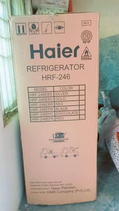 Haier HRF-246 Refrigerator | Brand New Box Pack