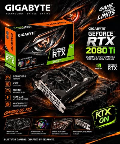 gigabyte Rtx 2080 Ti 11Gn oc