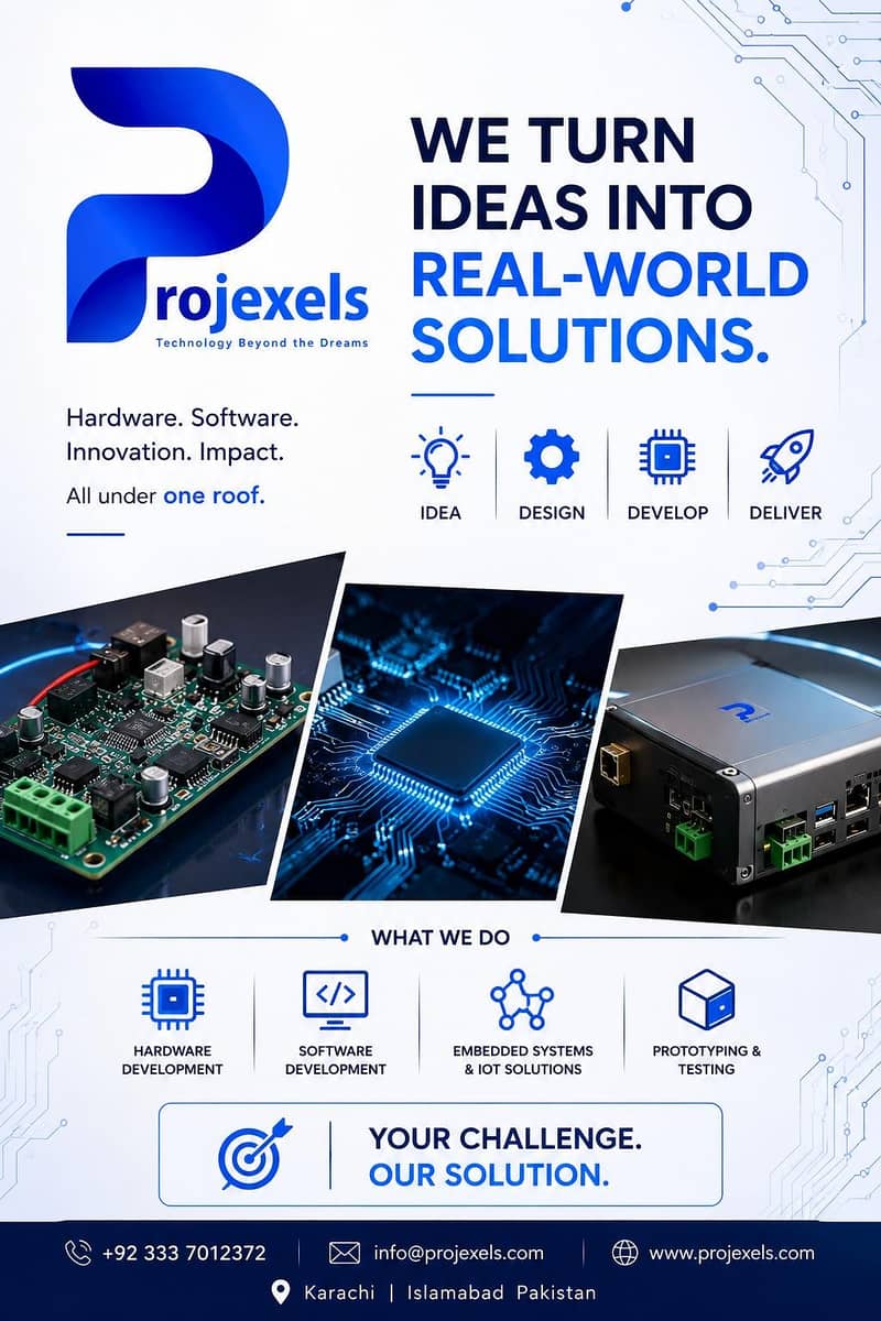 Custom Project Development Karachi | IoT, Automation, Prototype 1