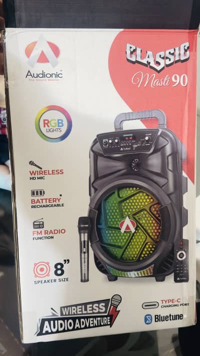 Audionic bluetooth speeker