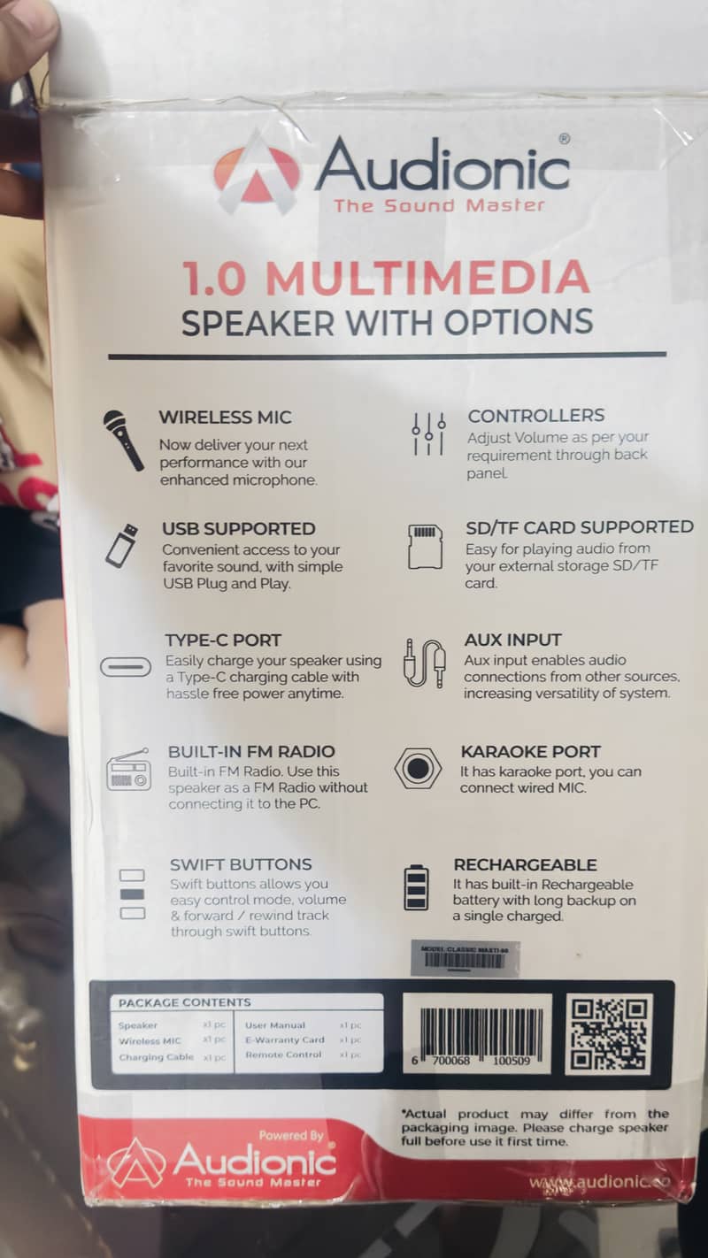 Audionic bluetooth speeker 5
