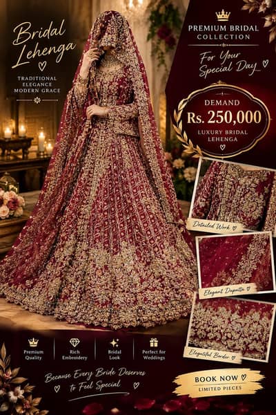 bridal lehenga