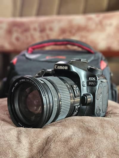 Canon 80D with Sigma 17-50mm f/2.8 Lens – For Sale